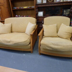 Ercol Sofa & Armchair