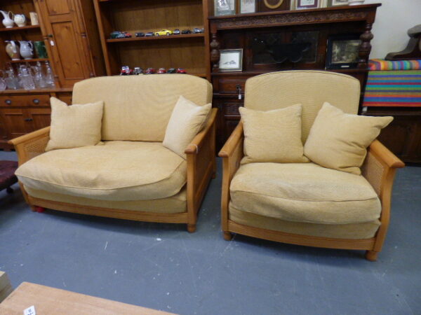 Ercol Sofa & Armchair