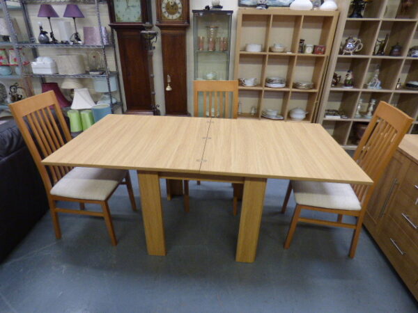 Extendable Table & 4 Chairs - Image 4