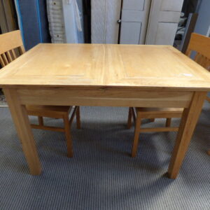 Oak Extendable Table & 2 Chairs