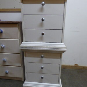 Two White Bedside Table