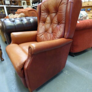 Electric Leather Reclining Armchair