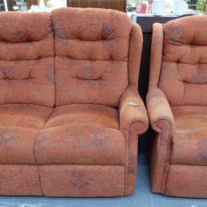 Two Seater Sofa & Armchair