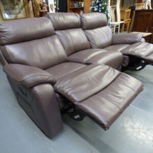 Reclining Leather Sofa