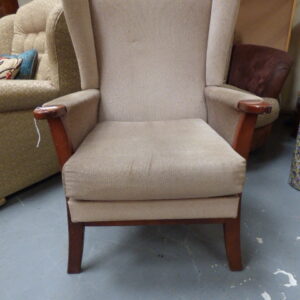 Small Wingback Fireside Chair