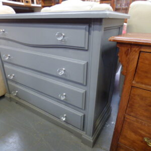 Grey Painted Chest Of Drawers