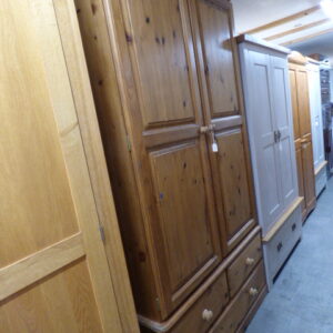 Large Solid Pine Wardrobe